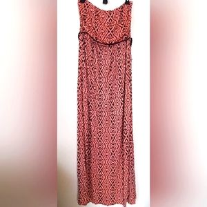 Halter Aztec pattern maxi dress with stretch. Bundle for more savings!